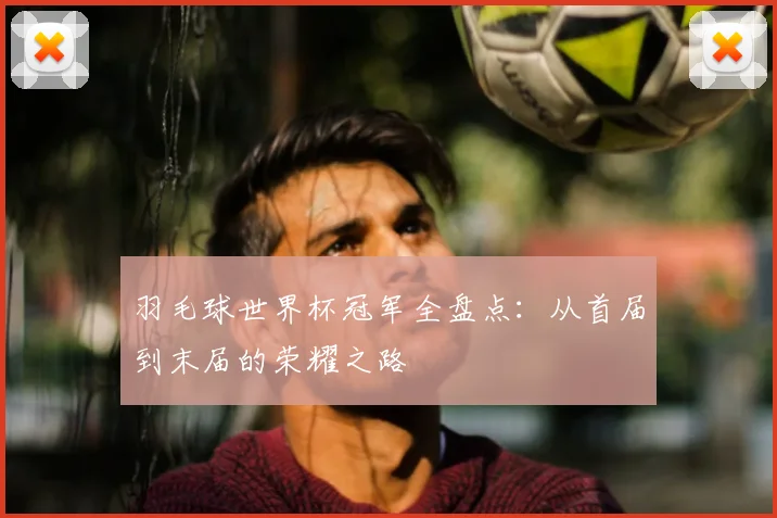 羽毛球世界杯冠军全盘点：从首届到末届的荣耀之路