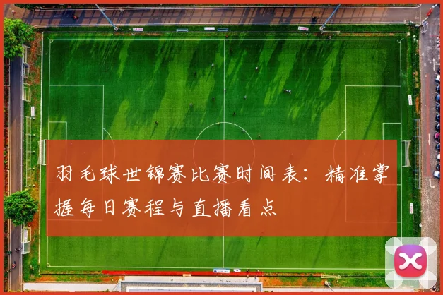 羽毛球世锦赛比赛时间表：精准掌握每日赛程与直播看点